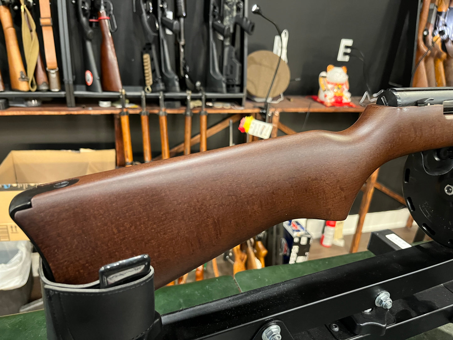 (ReStocking)New Never Fired- Pietta PPS-50 .22 LR Semi-Auto Rifle with Wood Stock & Drum Magazine