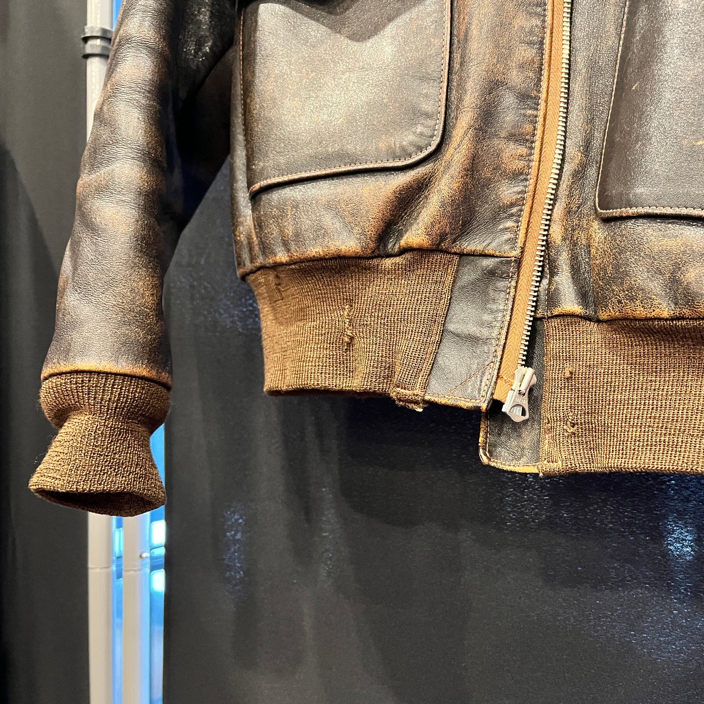 Old McCoy Era The Real McCoy's "Real McQueen" A-2 Flight Jacket – Steve McQueen "The Great Escape" – Horsehide – Size 34 – Extremely Rare in Canada
