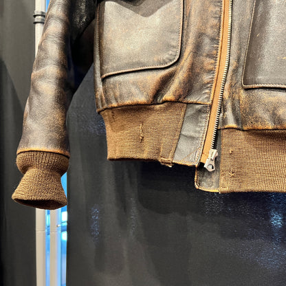 Old McCoy Era The Real McCoy's "Real McQueen" A-2 Flight Jacket – Steve McQueen "The Great Escape" – Horsehide – Size 34 – Extremely Rare in Canada