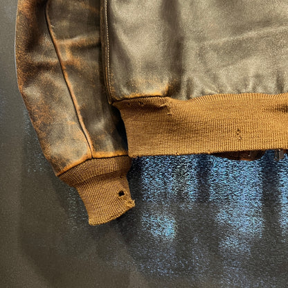 Old McCoy Era The Real McCoy's "Real McQueen" A-2 Flight Jacket – Steve McQueen "The Great Escape" – Horsehide – Size 34 – Extremely Rare in Canada
