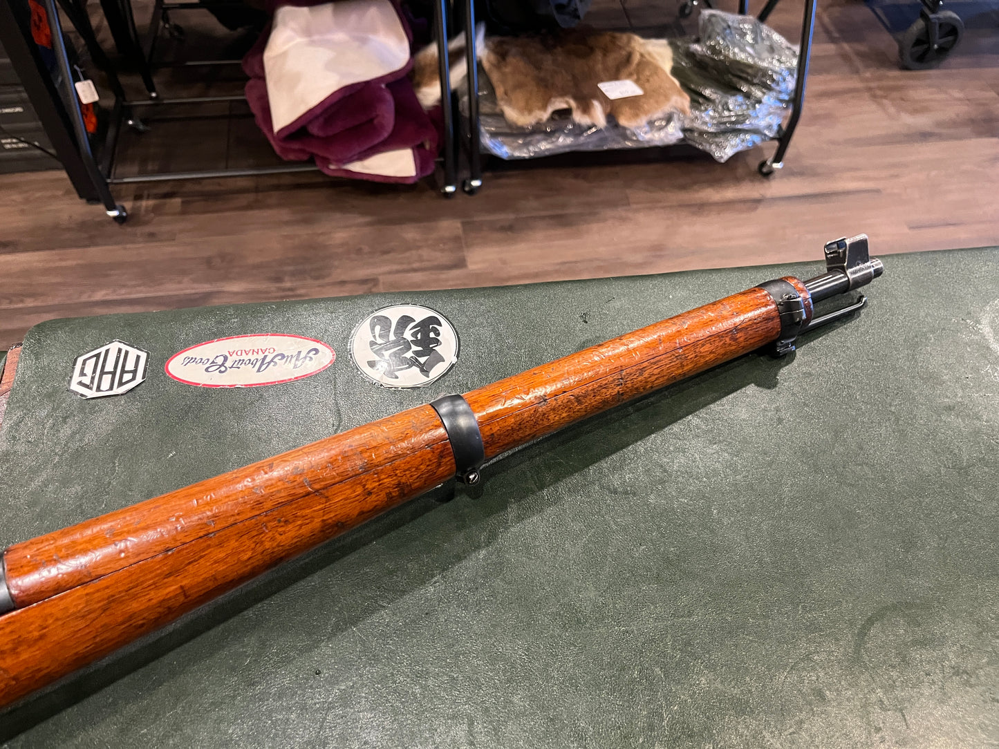 Fusil de service suisse K31 à verrou linéaire, calibre 7,5 × 55 mm