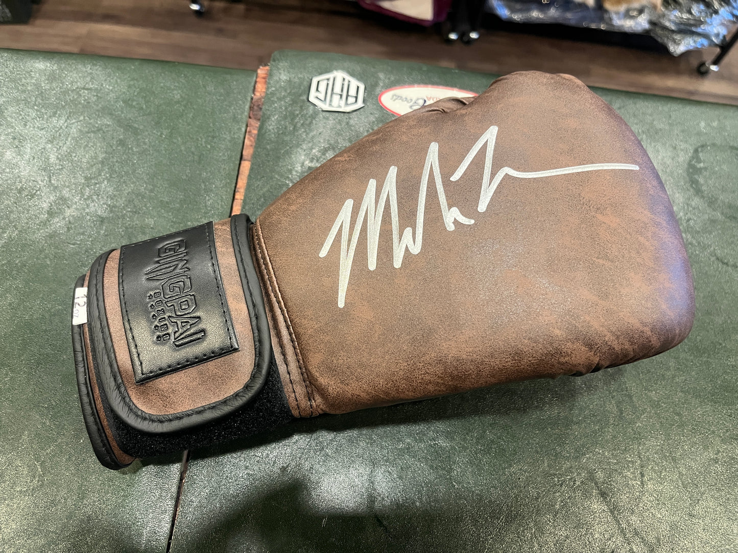 Mike Tyson Autographed Boxing Glove – Hand-Signed | Fiterman Sports & WWOC Dual COA