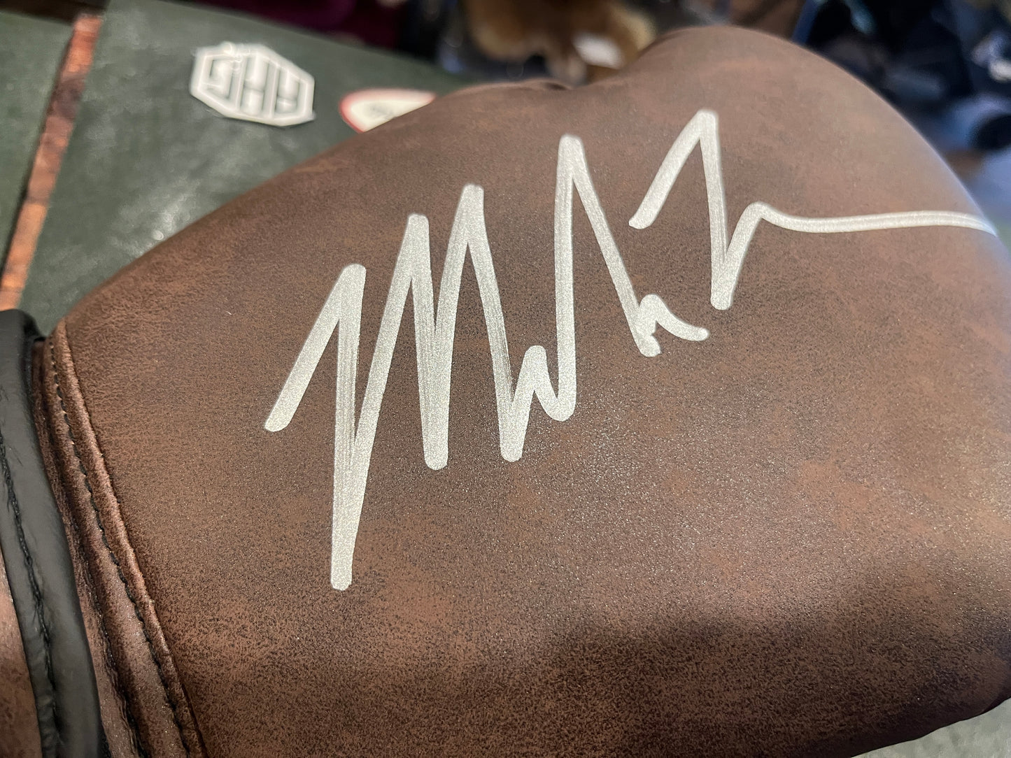 Mike Tyson Autographed Boxing Glove – Hand-Signed | Fiterman Sports & WWOC Dual COA