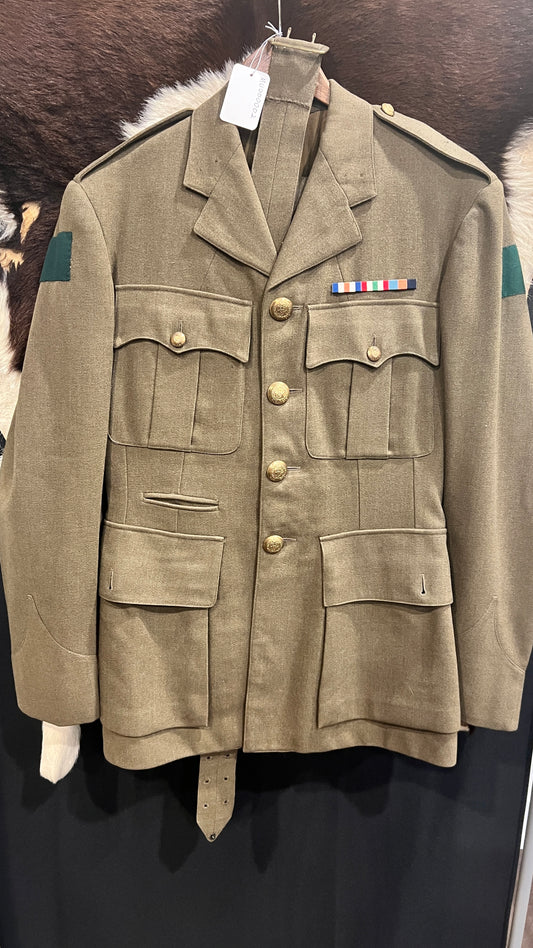 WWII to Post-War Canadian Service Corps Uniform Set – Jacket & Wool Trousers