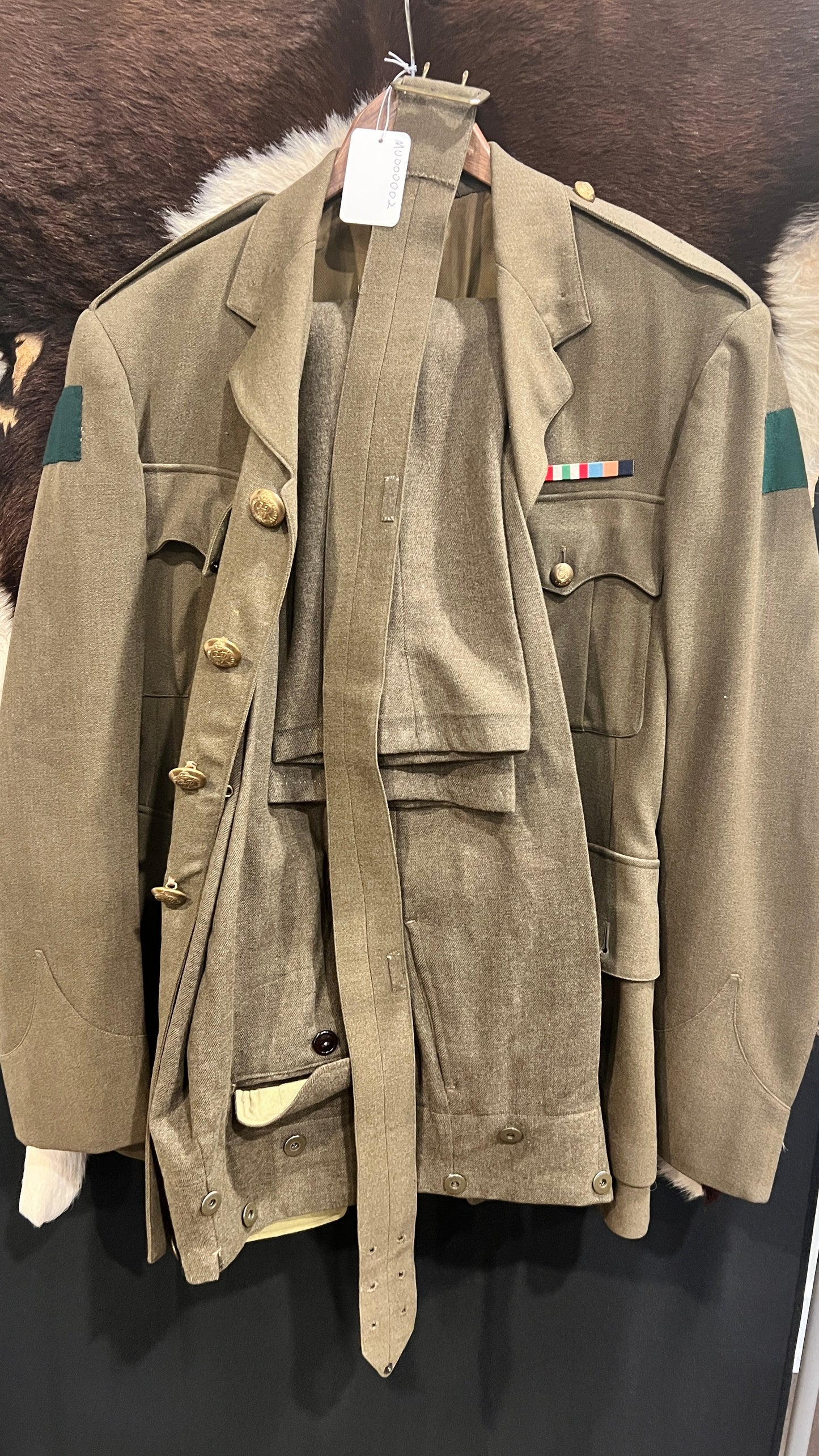 WWII to Post-War Canadian Service Corps Uniform Set – Jacket & Wool Trousers