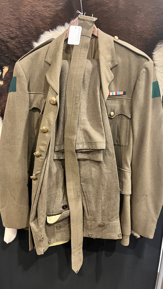 WWII to Post-War Canadian Service Corps Uniform Set – Jacket & Wool Trousers