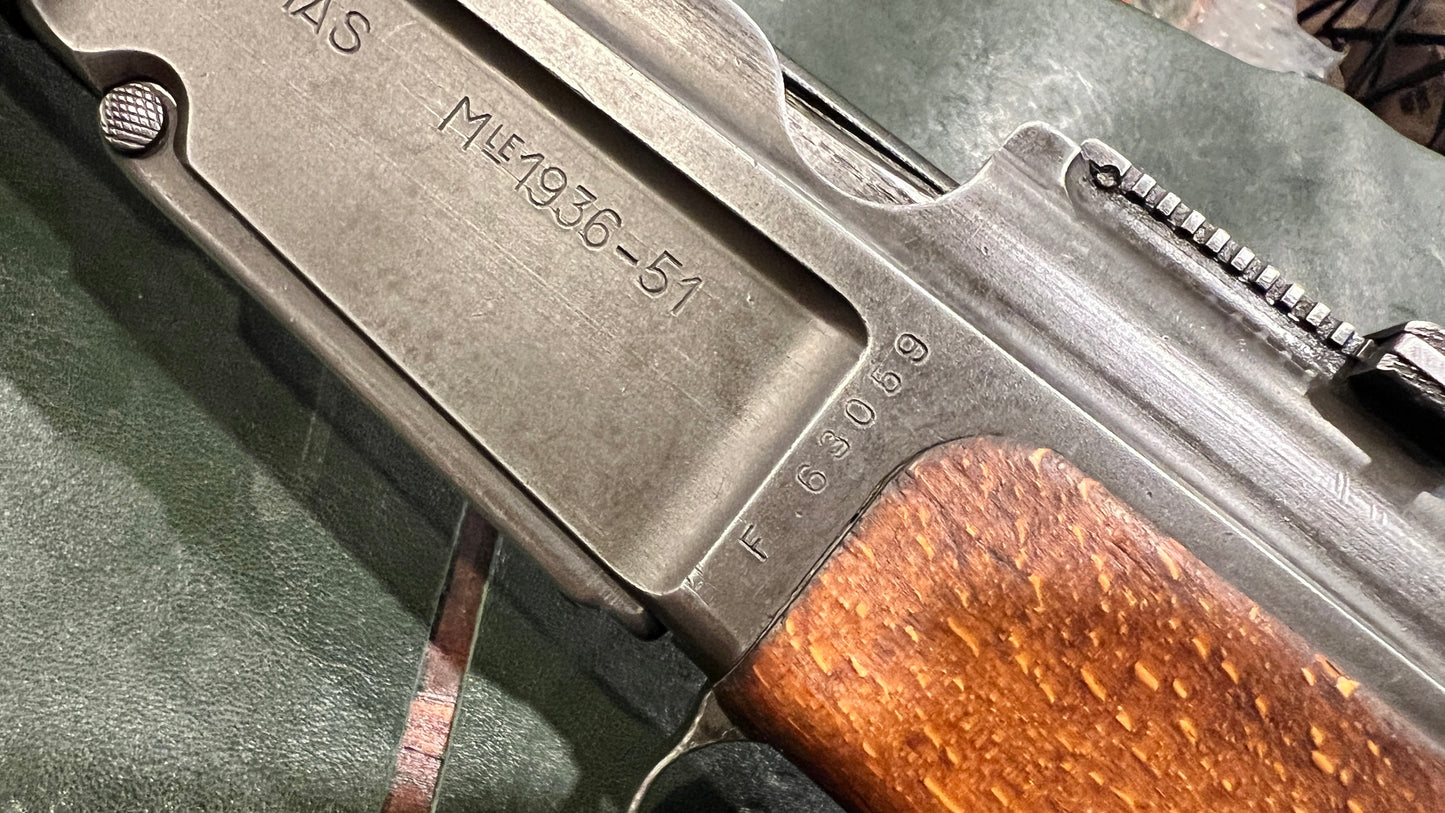 French MAS Mle 1936-51 Rifle – 7.5×54 French – Matching Bolt – Complete Grenade Launcher & Spike Bayonet – Excellent Bore
