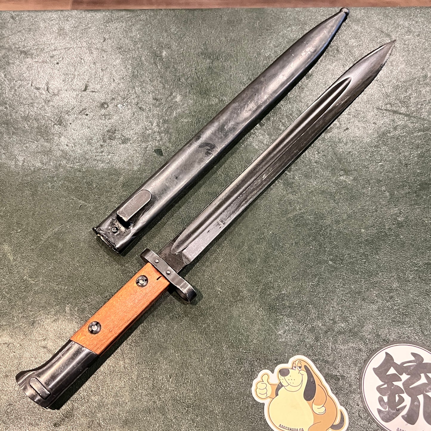 Original Czech VZ.24 Mauser Bayonet with Steel Scabbard – Czechoslovak Military Surplus