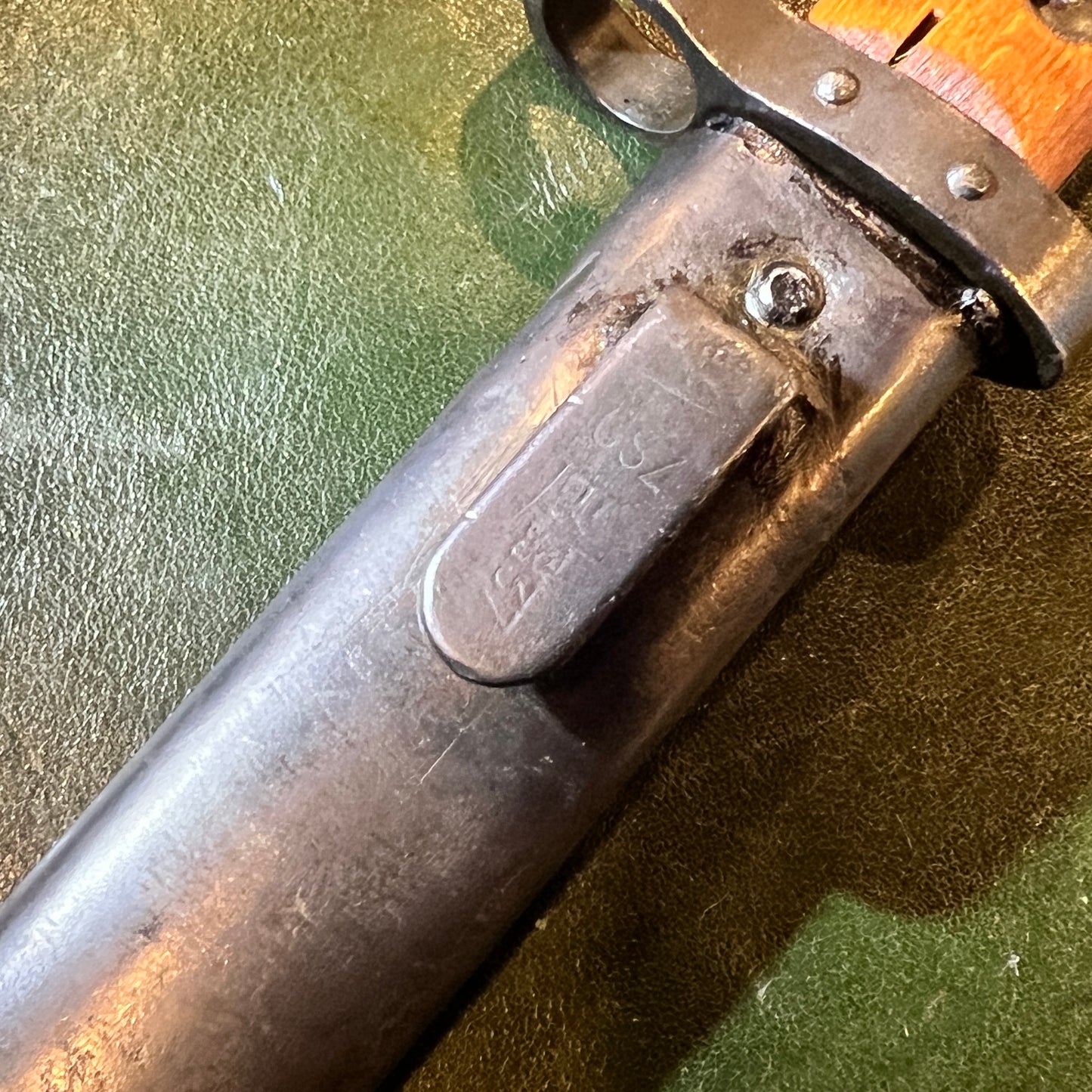 Original Czech VZ.24 Mauser Bayonet with Steel Scabbard – Czechoslovak Military Surplus