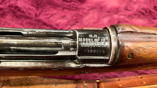 U.S. M1917 Enfield Rifle – Eddystone Manufacture 30-06 (Matching Bolt, Likely Original Barrel)