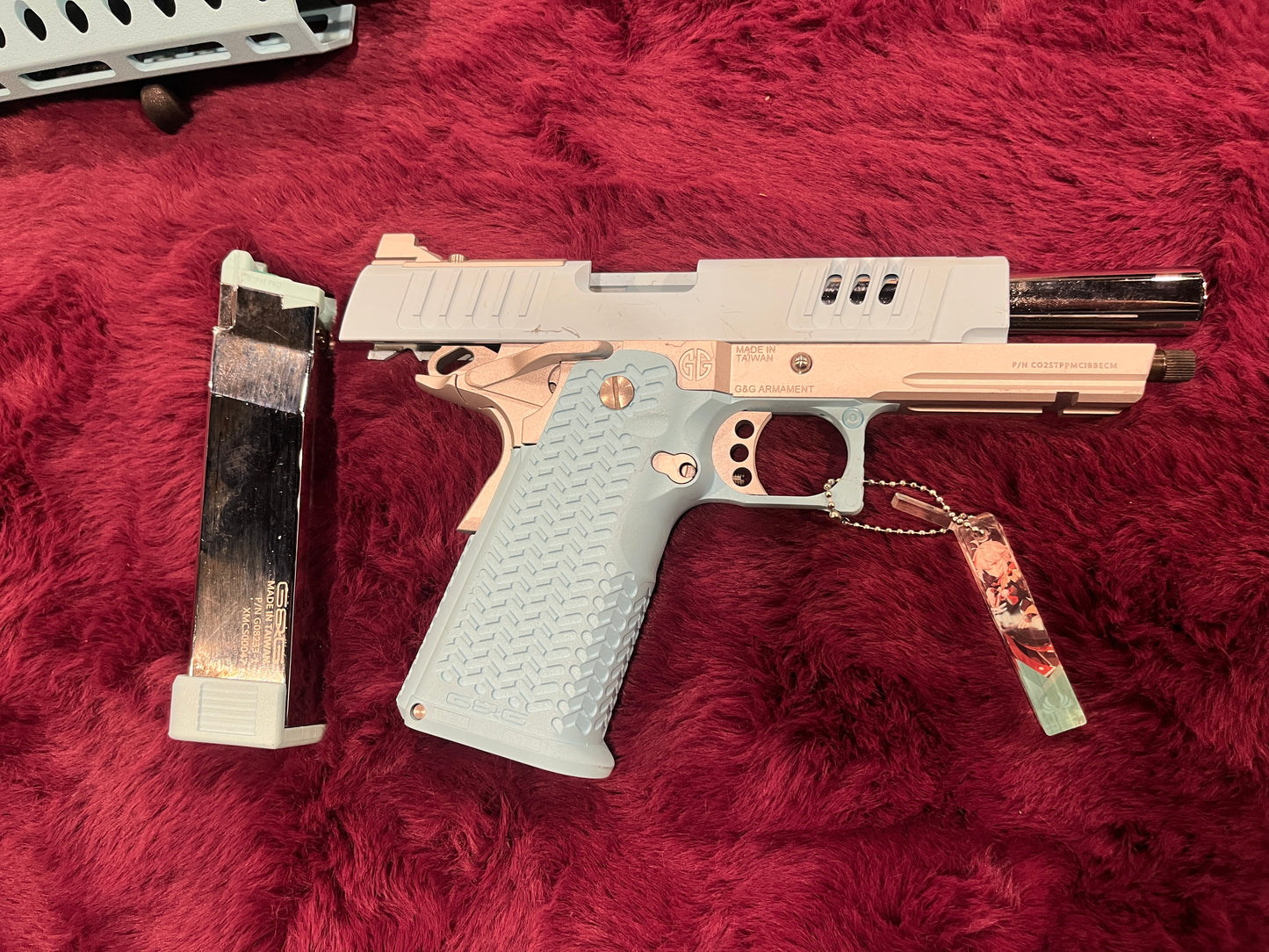 G&G Armament ARP9-Style 6mm Airsoft Carbine with G&G STP45 Pro Gas Blowback Pistol – Matching Color Kit