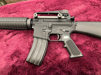 M16A2-Style Green Gas Blowback Airsoft Rifle – 6mm BB, Full-Size Fixed Stock Configuration