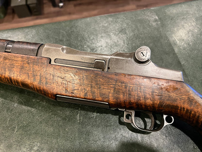Springfield Armory M1 Garand – WWII Receiver – Springfield Major Components – Tiger Stripe Walnut – Excellent Bore