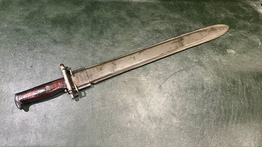 美国 M1905 刺刀 - 斯普林菲尔德兵工厂 SA 1912，带刀鞘 - 适用于 M1 加兰德 / M1903 / M1903A3 步枪