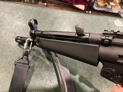 MP5式固定枪托带顶部导轨的全尺寸电动气枪