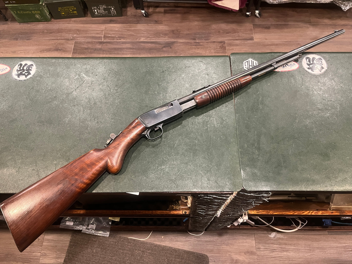 Fusil à pompe Browning calibre .22 Long, modèle FN Belgium (première génération)