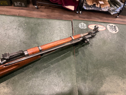 Carabine Mosin-Nagant M44 hongroise, calibre 7,62 × 54R – Production FÉG 1952, baïonnette pliante d'origine