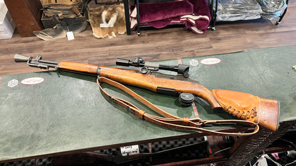 M1D Garand Tipo 2 狙击步枪 308 NATO - 原装 M84 瞄准镜和 KK 公司 M2 消焰器