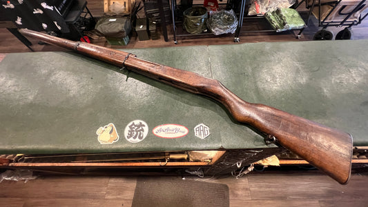 Exceptionally Scarce Chinese Shanxi Type 6-5(晋造六五) Rifle Stock Assembly – Chinese Walnut – Complete Furniture – Three-Star Marked