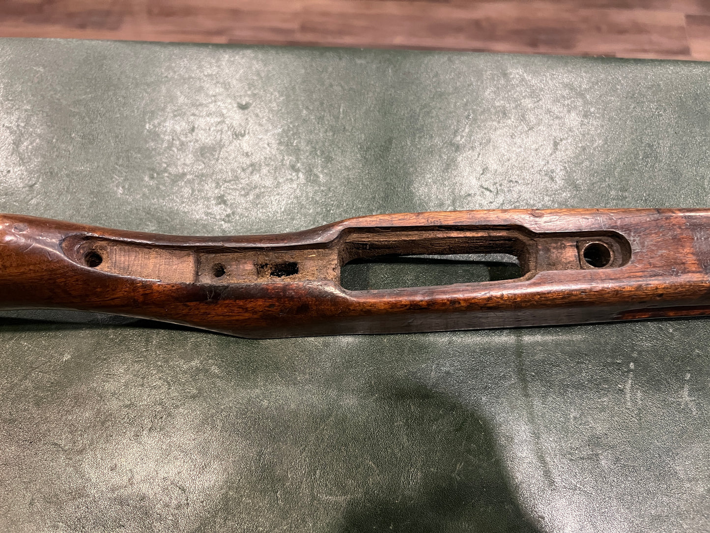 Exceptionally Scarce Chinese Shanxi Type 6-5(晋造六五) Rifle Stock Assembly – Chinese Walnut – Complete Furniture – Three-Star Marked