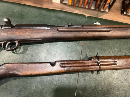 Exceptionally Scarce Chinese Shanxi Type 6-5(晋造六五) Rifle Stock Assembly – Chinese Walnut – Complete Furniture – Three-Star Marked