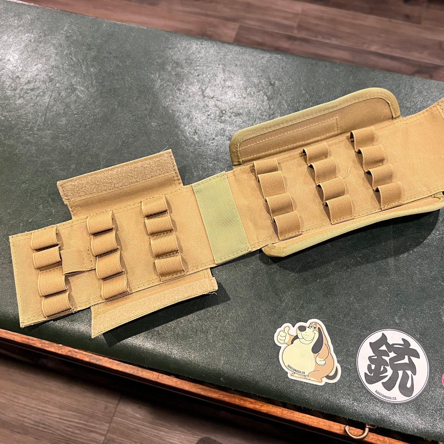 Pochette tactique pour cartouches de fusil de chasse calibre 12 – Peut contenir jusqu'à 24 cartouches TAN