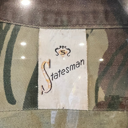 Original 1970s Rhodesian Brushstroke Camo Shirt (Statesman) – Large Framed Display