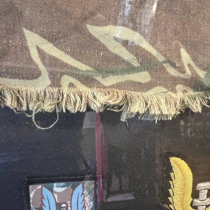 Original 1970s Rhodesian Brushstroke Camo Shirt (Statesman) – Large Framed Display