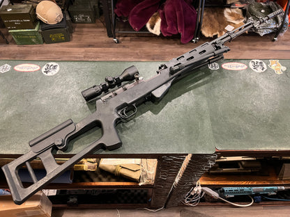 Yugoslavian SKS M59/66 Semi-Automatic Rifle – Tactical Conversion Stock, Scope, Bipod – 7.62×39