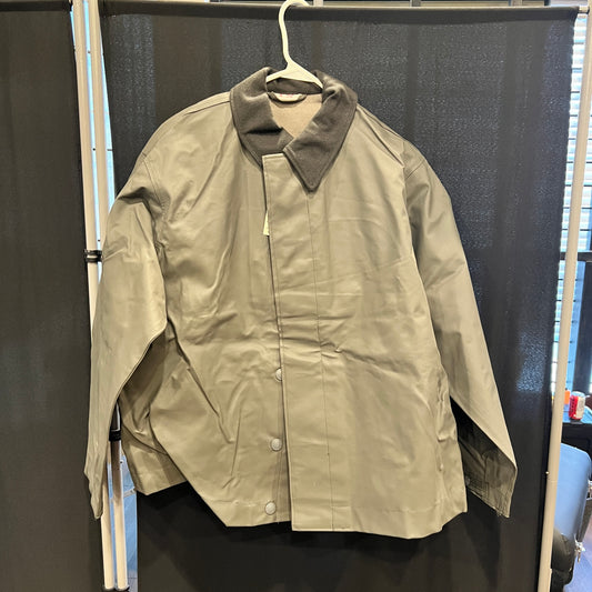 Imperméable et pantalon NVA est-allemands – Taille K52 – Époque de la guerre froide – Neuf d'occasion