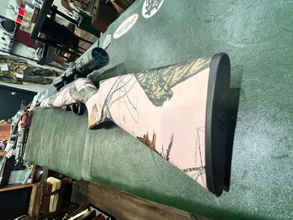 Remington Model 597 Semi-Auto .22LR with Tasco 3-9x Scope (Pink Camo Stock)