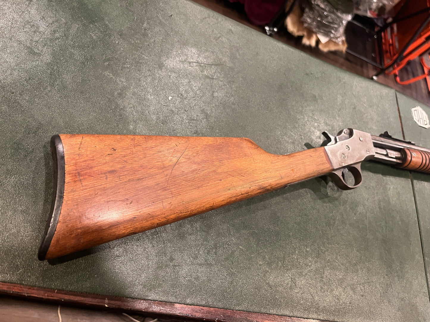 Stevens “Visible Loader” Pump Action Rifle – .22 Short / Long / Long Rifle