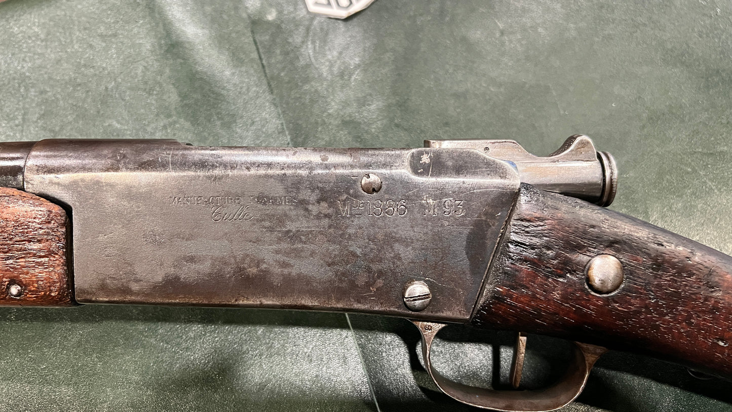 Rare French Lebel Mle 1886 M93 Rifle – All Matching Numbers – Collector Grade