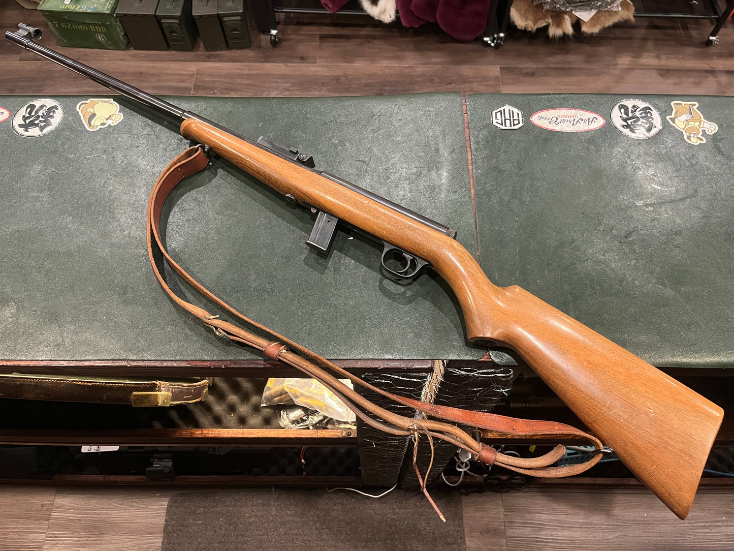 Gevarm Carabine Automatique A3 Target Model .22LR Semi-Automatic Rifle – Made in France – Open-Bolt Design with 5 Front Sight Inserts