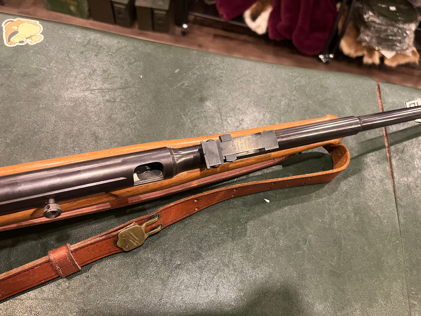 Gevarm Carabine Automatique A3 Target Model .22LR Semi-Automatic Rifle – Made in France – Open-Bolt Design with 5 Front Sight Inserts