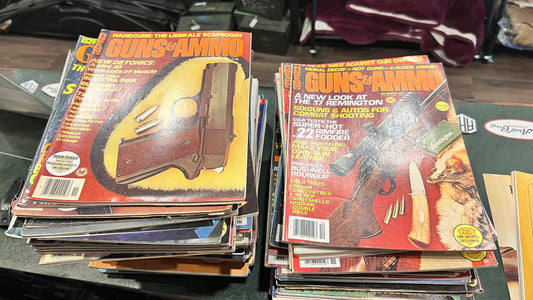 Collection of Late 1970's Guns & Ammo Magazines