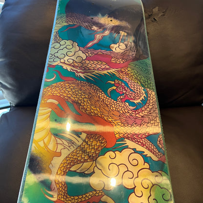 HOT｜DGK x Bruce Lee Golden Dragon Lenticular Skateboard Deck – Green – 8.0" – New in Shrink