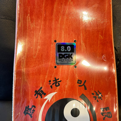 HOT｜DGK x Bruce Lee Golden Dragon Lenticular Skateboard Deck – Green – 8.0" – New in Shrink