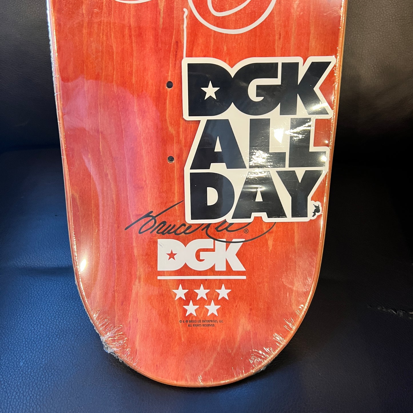 HOT｜DGK x Bruce Lee Golden Dragon Lenticular Skateboard Deck – Green – 8.0" – New in Shrink