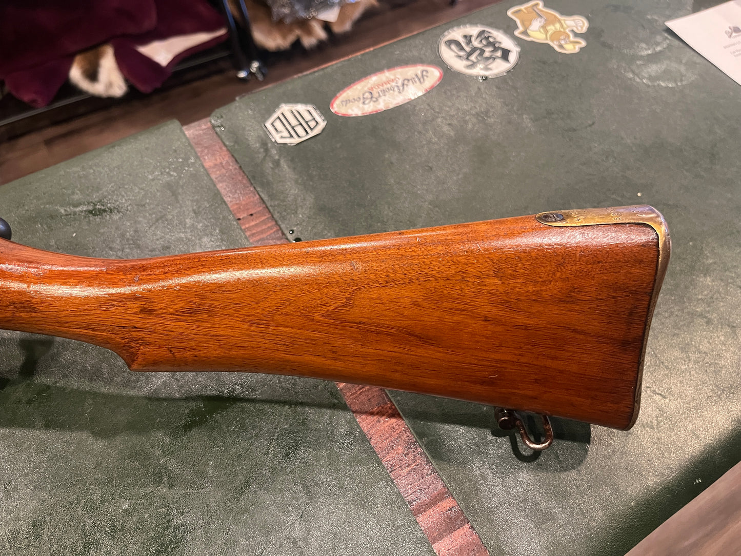 Fusil britannique Long Lee-Enfield No.I Mk.I* (1901) avec hausse de volée complète, configuration originale non-CLLE, époque de la guerre des Boers, calibre .303 British