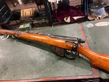 Fusil britannique Long Lee-Enfield No.I Mk.I* (1901) avec hausse de volée complète, configuration originale non-CLLE, époque de la guerre des Boers, calibre .303 British