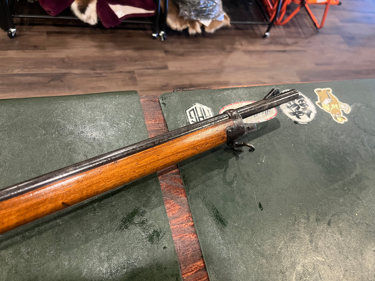 Fusil britannique Long Lee-Enfield No.I Mk.I* (1901) avec hausse de volée complète, configuration originale non-CLLE, époque de la guerre des Boers, calibre .303 British