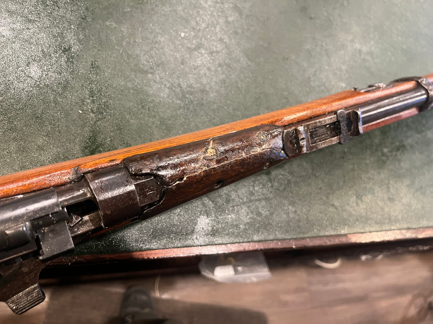 Fusil britannique Long Lee-Enfield No.I Mk.I* (1901) avec hausse de volée complète, configuration originale non-CLLE, époque de la guerre des Boers, calibre .303 British