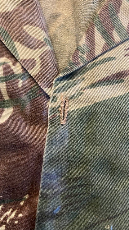 Rhodesian Brushstroke Camo Shirt (Statesman) – Large Framed Display with Unit Patches
