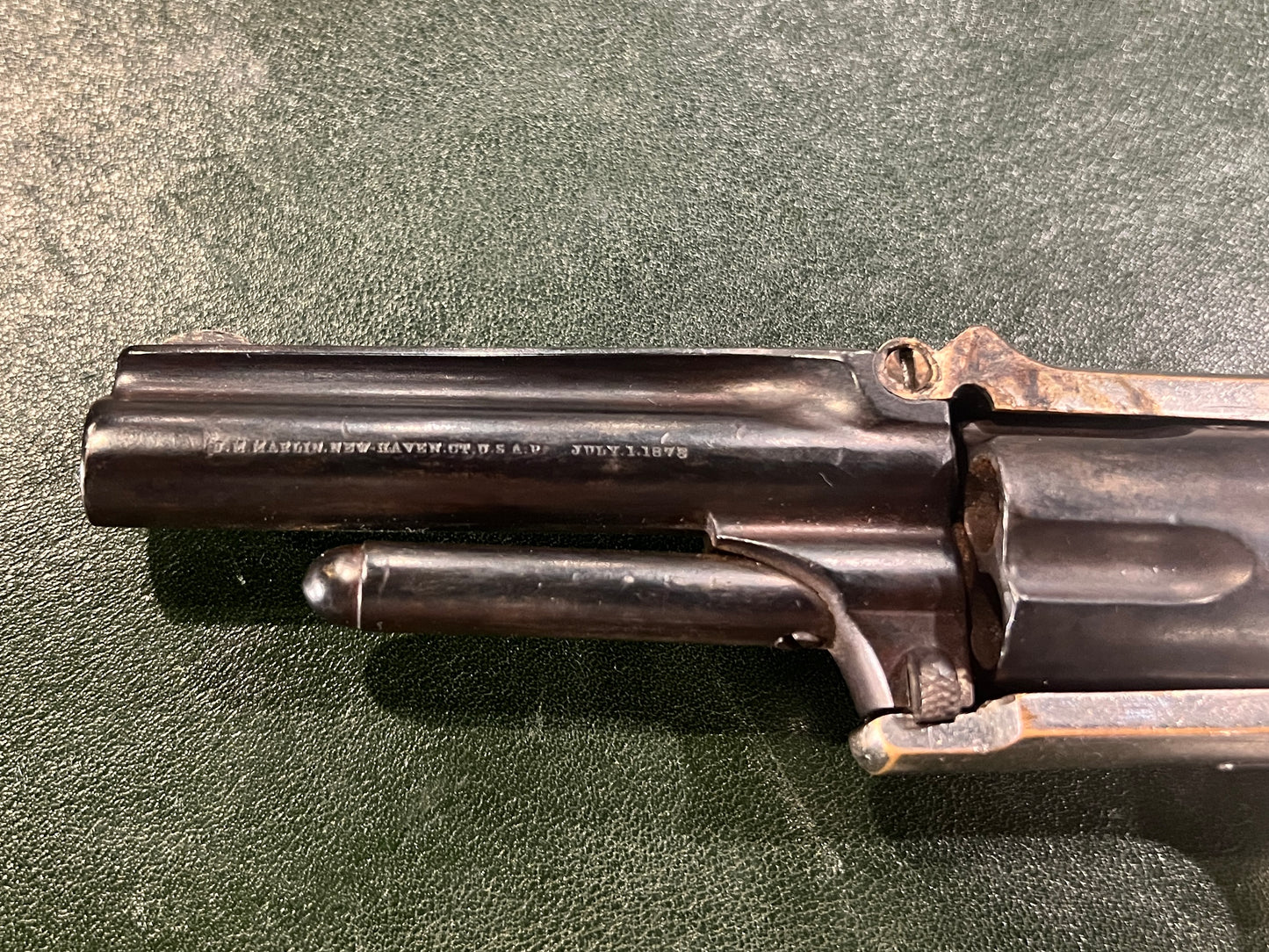 Revolver de poche Marlin – .32 Rimfire, 5 coups, JM Marlin New Haven CT, vers 1878 Antique
