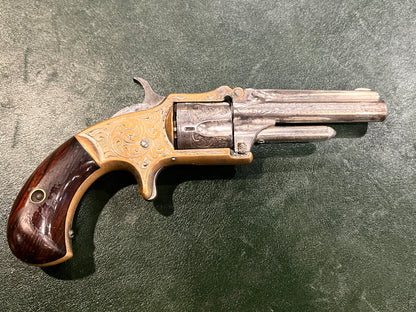 Antique Marlin Engraved Pocket Revolver (.30RF Rimfire, 1872–1878)
