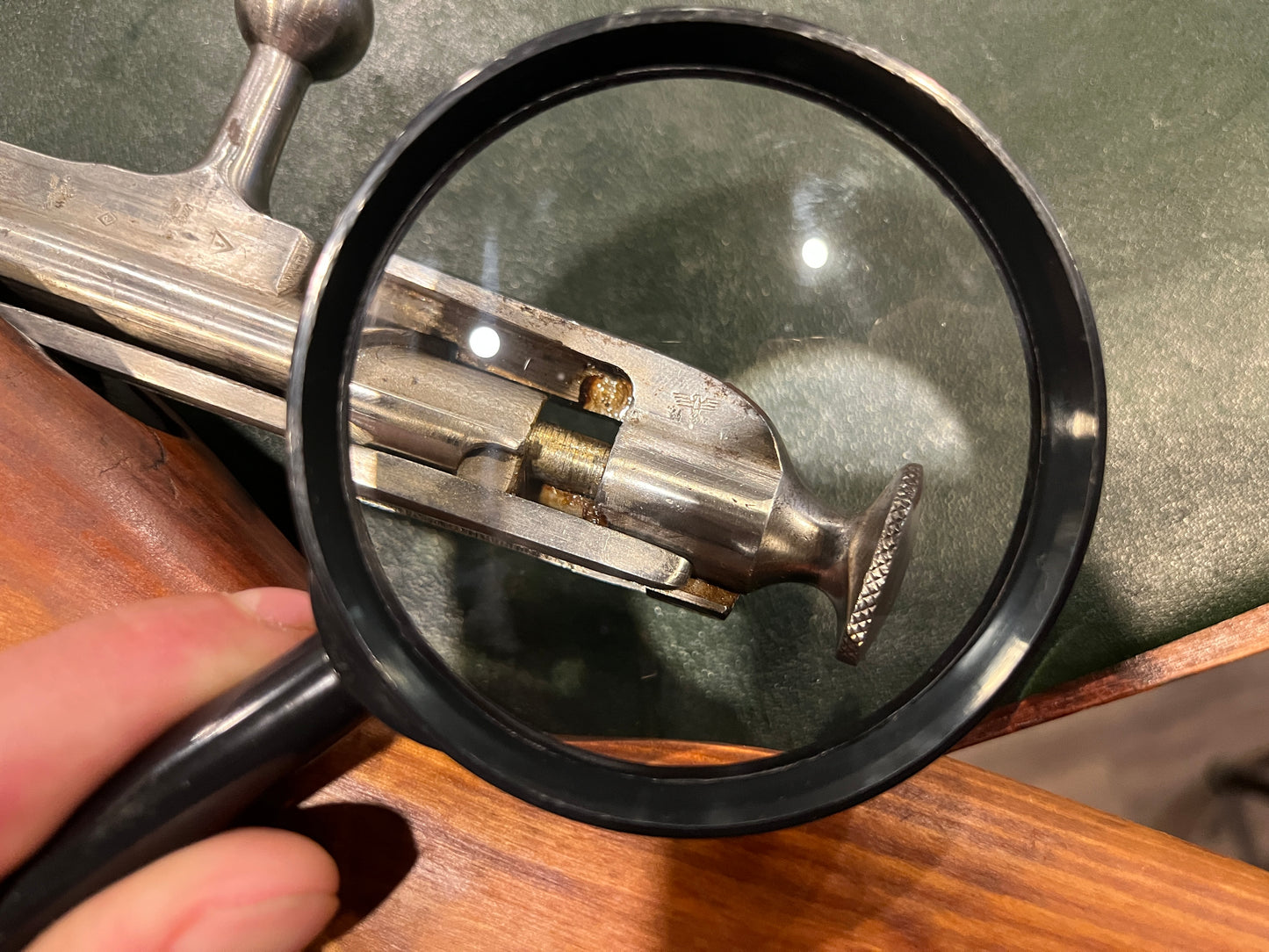 Soviet M44 Mosin Nagant Carbine 1944 Izhevsk with unknown German Style Marks