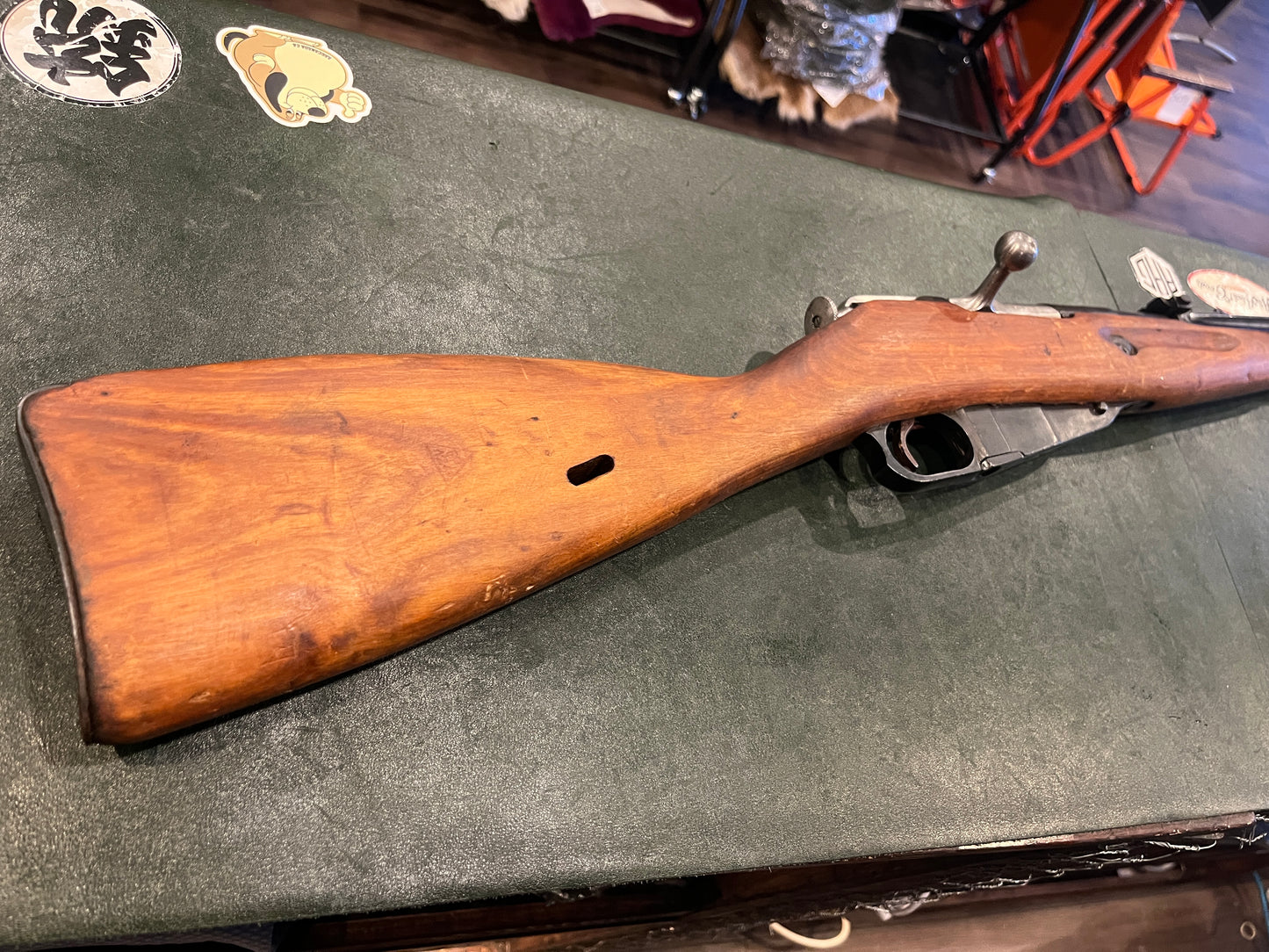 Soviet M44 Mosin Nagant Carbine 1944 Izhevsk with unknown German Style Marks