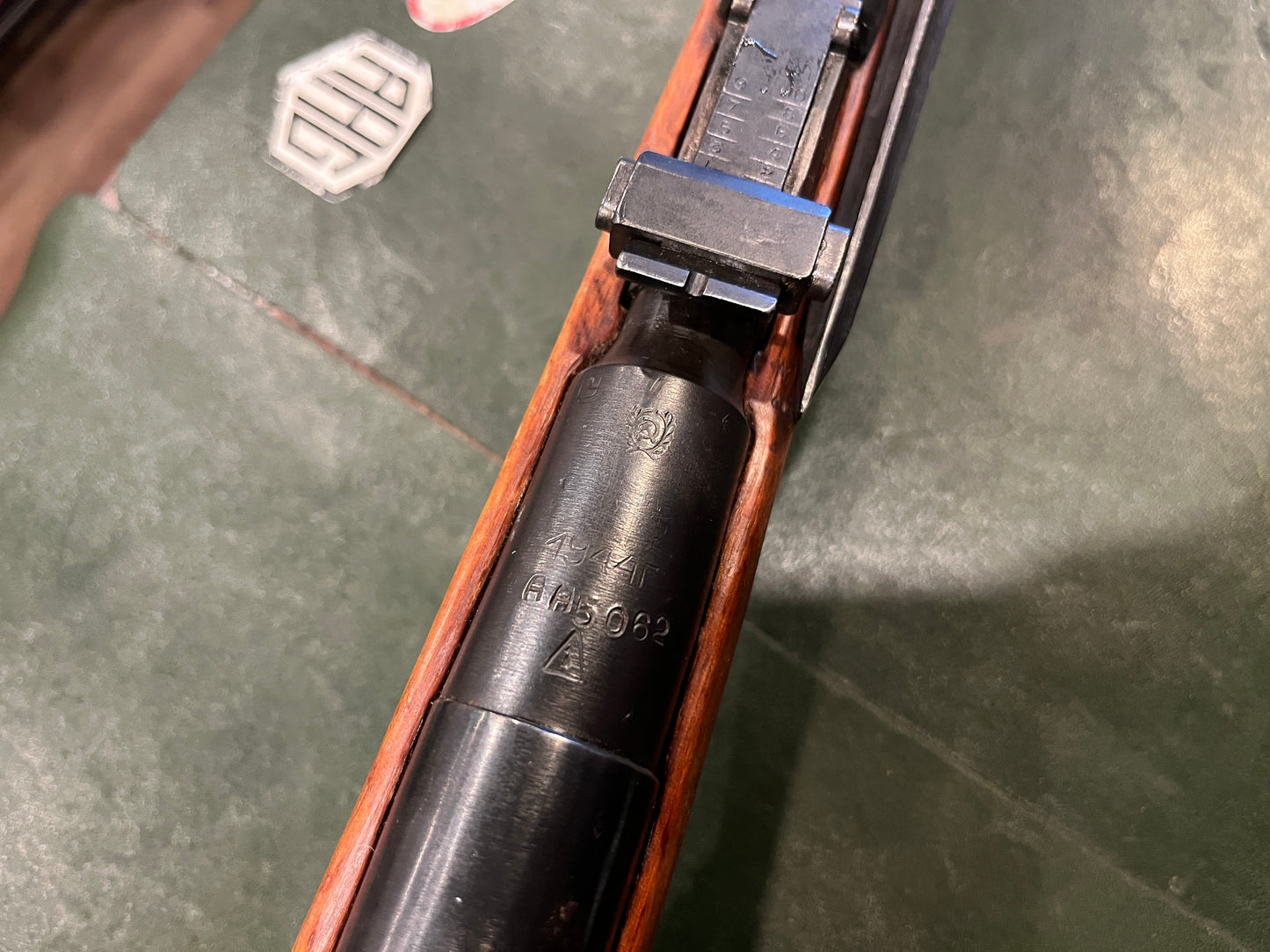 Soviet M44 Mosin Nagant Carbine 1944 Izhevsk with unknown German Style Marks