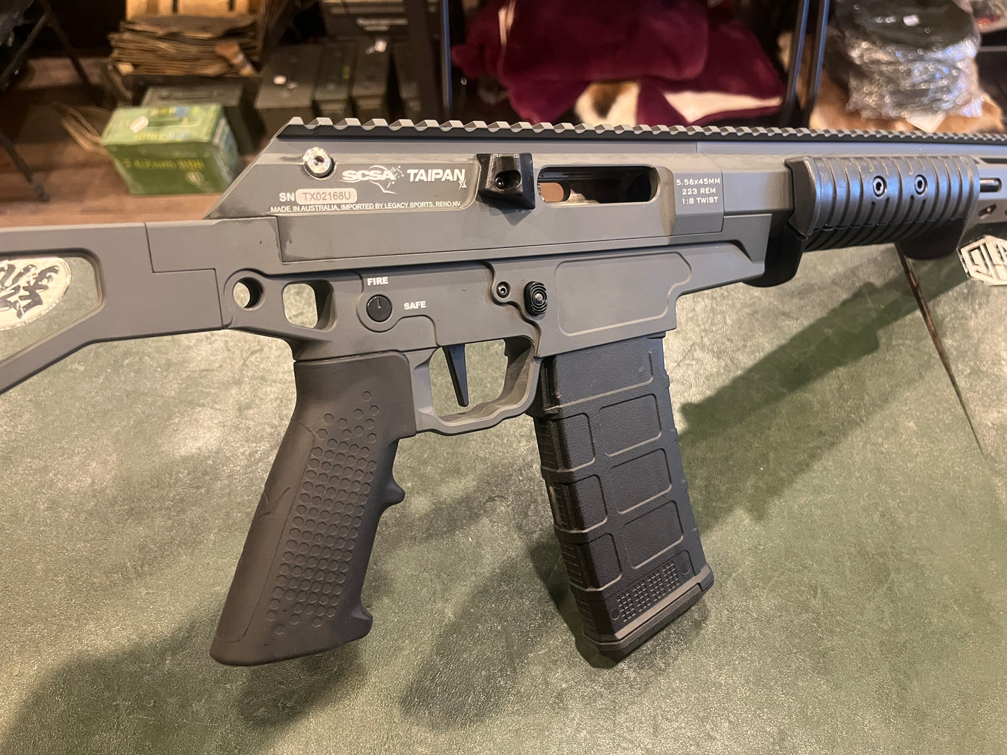 SCSA Taipan Straight-Pull Rifle – .223 Rem / 5.56×45 – Australian Made – Modern Tactical Configuration